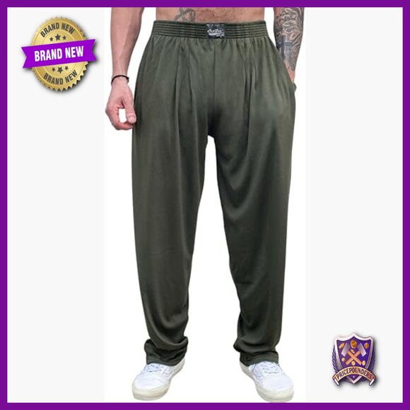 Pants - Unisex Baggy Sweatpants for Workout Yoga Lounge with Pockets